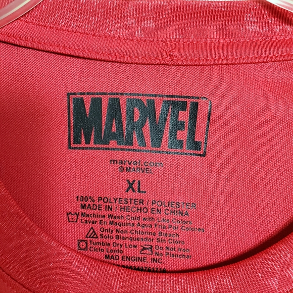Marvel Graphic T-shirt Deadpool Logo Sz XL - Picture 3 of 4